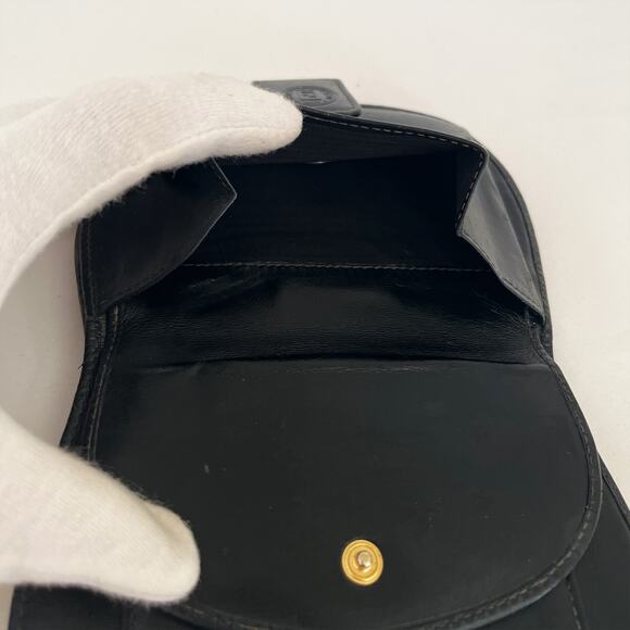 FENDI Penguin Strips Vintage Wallet Purse Canvas Leather Brown - Picture 12 of 13